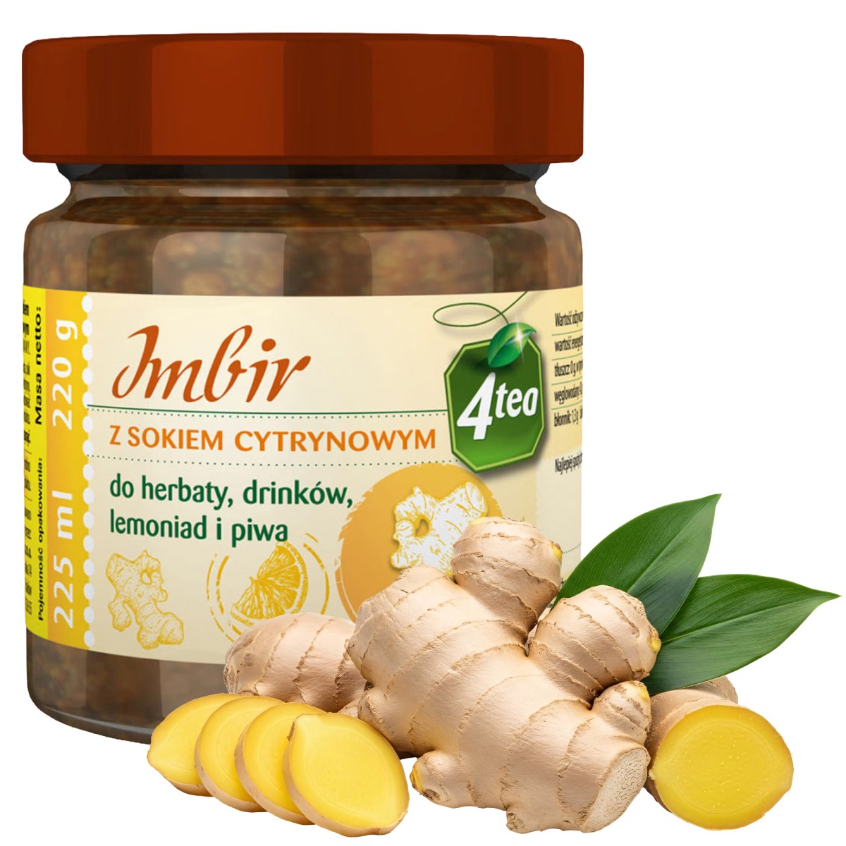 Imbir z sokiem cytrynowym 225ml